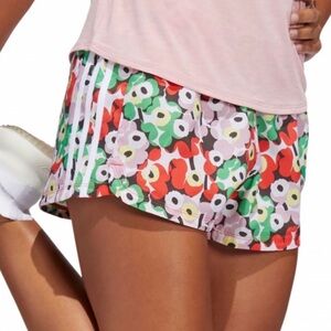 Marimekko x Adidas poppy floral Pacer shorts XL